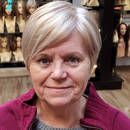 2025年アップグレード版 薄毛・細い髪の女性向けショートウィグレットヘアピース