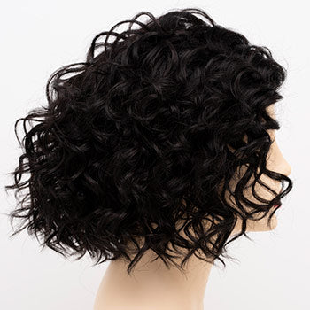 女性用ショートふわふわカーリークリップインヘアトッパー