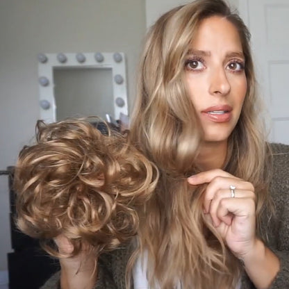 メッシーバンヘアシュシュ エクステンションヘアピース（女性用） 