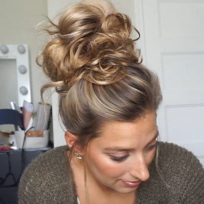 メッシーバンヘアシュシュ エクステンションヘアピース（女性用） 