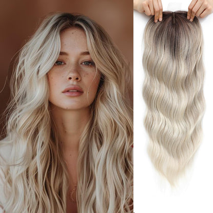 2025 New Lightweight&Breathable Wavy Hair Topper For Women With Thinning Hair