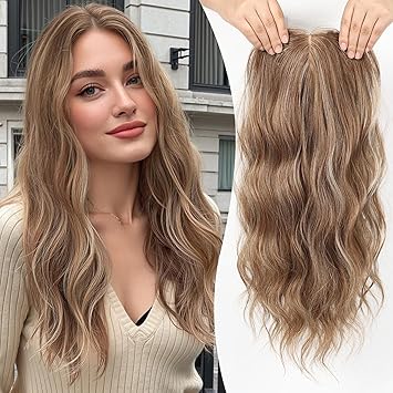 2025 New Lightweight&Breathable Wavy Hair Topper For Women With Thinning Hair