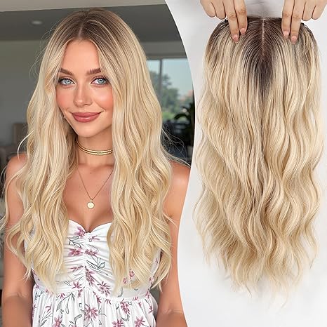 2025 New Lightweight&Breathable Wavy Hair Topper For Women With Thinning Hair