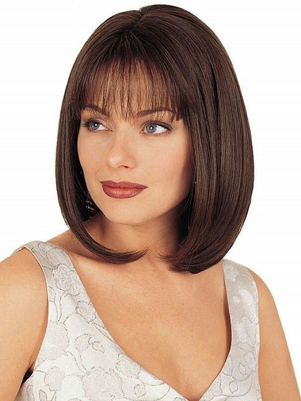 2025 New Straight Hair Topper With Bangs For  Women With Thinning Hair