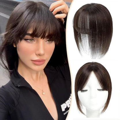 2025 New Straight Hair Topper With Bangs For  Women With Thinning Hair
