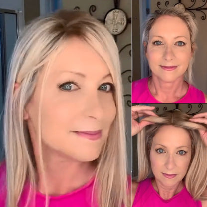 2025 Hot Sale  High-Quality Straight Hair Topper for Women