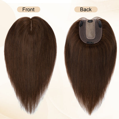14*16CM ショートナチュラルヘアトッパー 女性用 薄毛をカバーしボリュームアップ