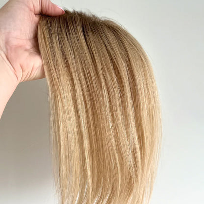 Full Hand Tied Premium Human Hair Topper for Women