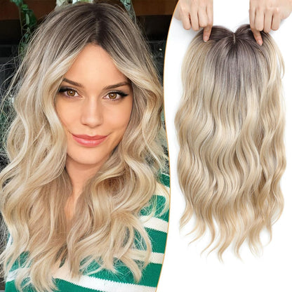 2025 New Lightweight&Breathable Wavy Hair Topper For Women With Thinning Hair
