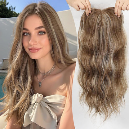2025 New Lightweight&Breathable Wavy Hair Topper For Women With Thinning Hair
