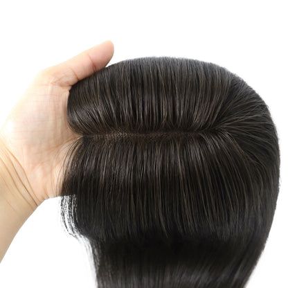 14*16CM ショートナチュラルヘアトッパー 女性用 薄毛をカバーしボリュームアップ