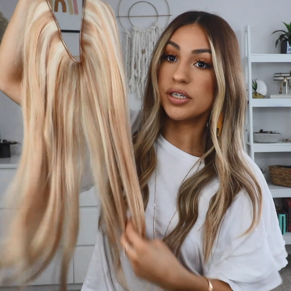 Halo Hair Extensions to Add Hair Volume and Length