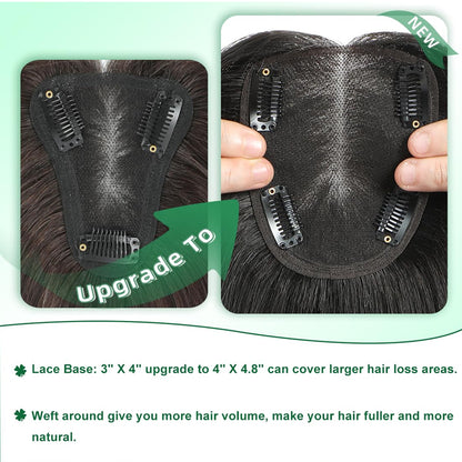 2025 Hot Sale  High-Quality Straight Hair Topper for Women