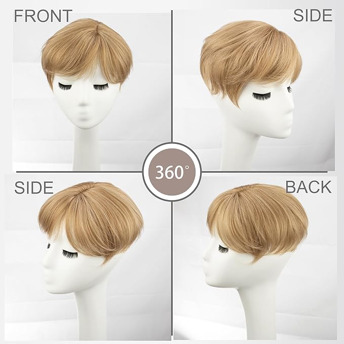 2025年 薄毛対策ショートヘア用トッパー