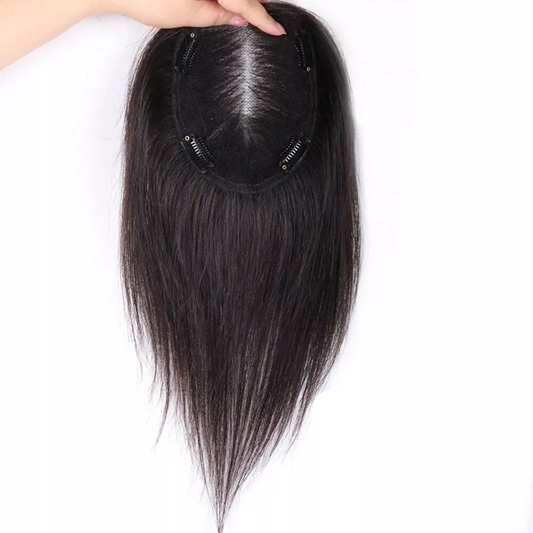 女性用ベスト通気性リアルヘアトッパークラウントッパー前髪なし