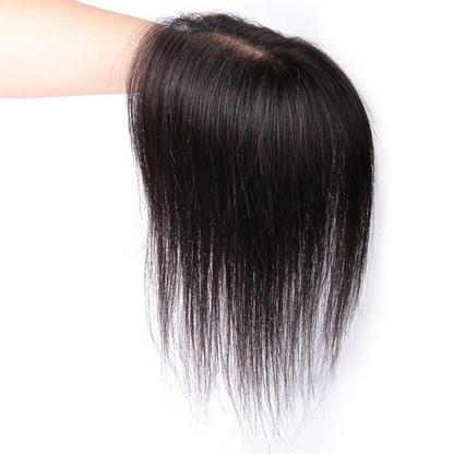 女性用ベスト通気性リアルヘアトッパークラウントッパー前髪なし