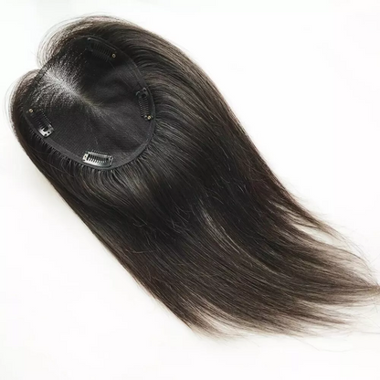 女性用ベスト通気性リアルヘアトッパークラウントッパー前髪なし