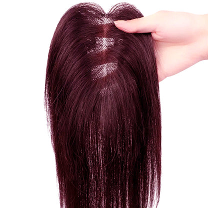 女性のための最高の通気性のある本物のヘアトッパー。女性のためのリアルで高品質のヘアトッパー。 