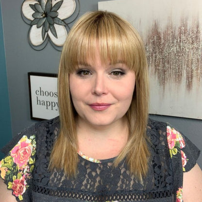 2025 New High-quality Straight Hair Topper With Bangs For Women With Thinning Hair