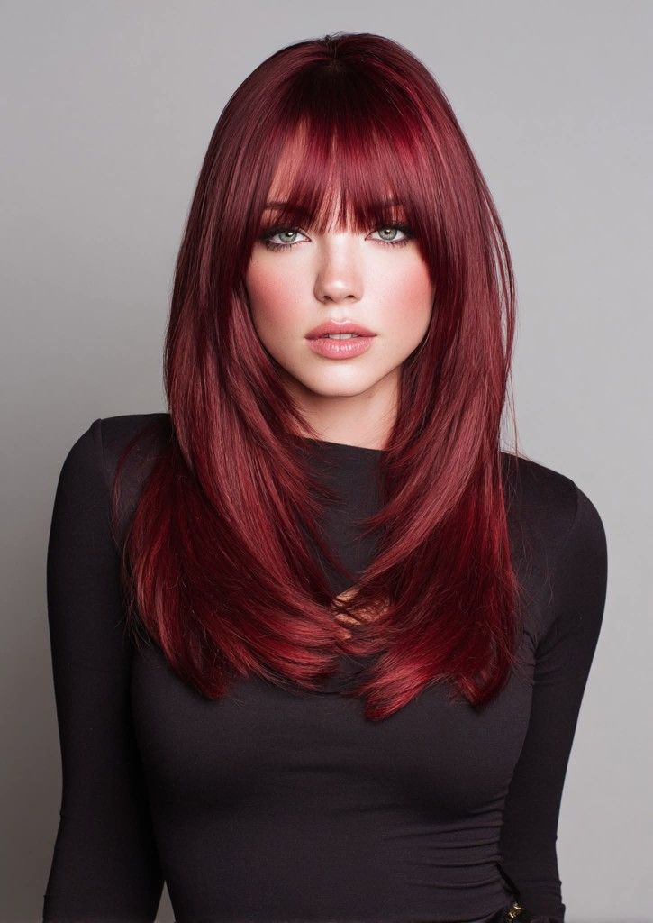 Hot Sale Straight Hair Topper With Bangs For  Women With Thinning Hair