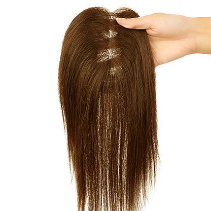 女性用ベスト通気性リアルヘアトッパークラウントッパー前髪なし
