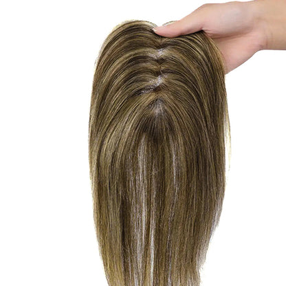 女性用ベスト通気性リアルヘアトッパークラウントッパー前髪なし