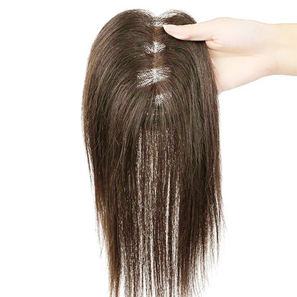 女性のための最高の通気性のある本物のヘアトッパー。女性のためのリアルで高品質のヘアトッパー。 