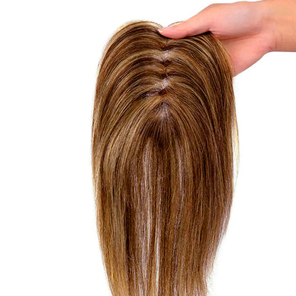 女性のための最高の通気性のある本物のヘアトッパー。女性のためのリアルで高品質のヘアトッパー。 