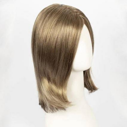 ストレートスタイルのナチュラルヘアトッパー