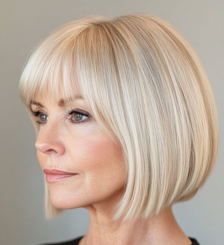 2025 New High-quality Straight Hair Topper With Bangs For Women With Thinning Hair
