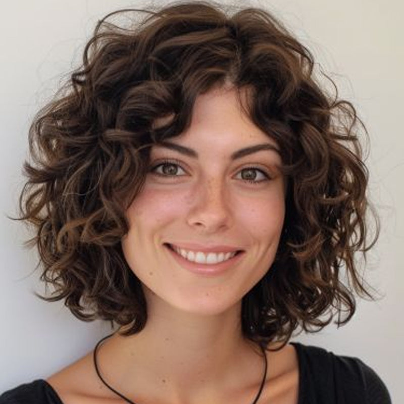 Hot Sale Fashion Curly Hair Toppers for Women with Thinning Hair-Cover Grays, Boost Volume