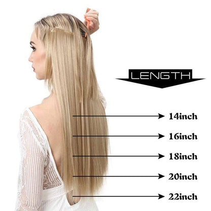 Remy Human Halo Hair Extensions Natural Hidden Wire