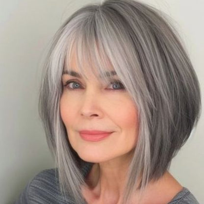 🔥The most popular style of 2025 Younger Hair Topper with Bangs