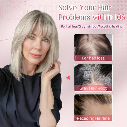 🔥The most popular style of 2025 Younger Hair Topper with Bangs
