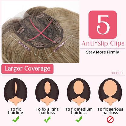🔥The most popular style of 2025 Younger Hair Topper with Bangs