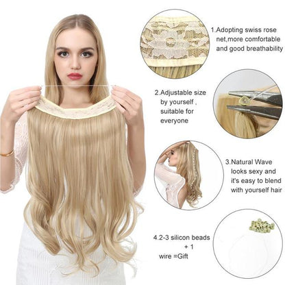 Halo Hair Extensions to Add Hair Volume and Length