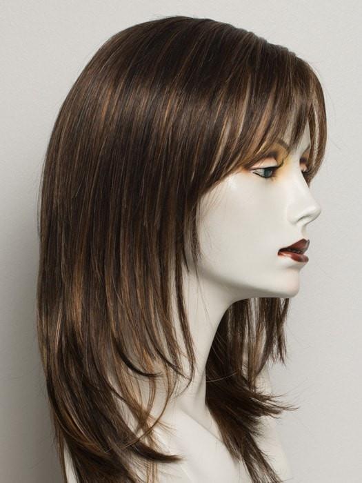 18-24 Inch 4 Clips Natural Hair Toppers with Bangs for Women Adding Hair Volume