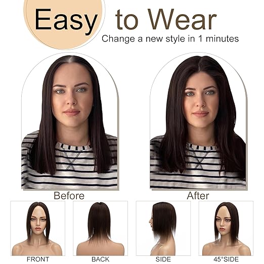 Hot Sale Full Hair Volume Crown Hair Topper For Women With Thinning Hair