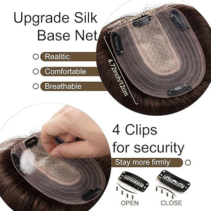 Hot Sale Full Hair Volume Crown Hair Topper For Women With Thinning Hair