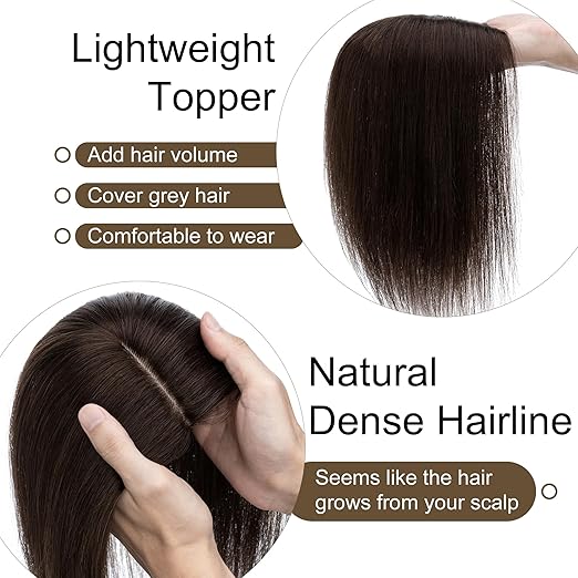 Hot Sale Full Hair Volume Crown Hair Topper For Women With Thinning Hair