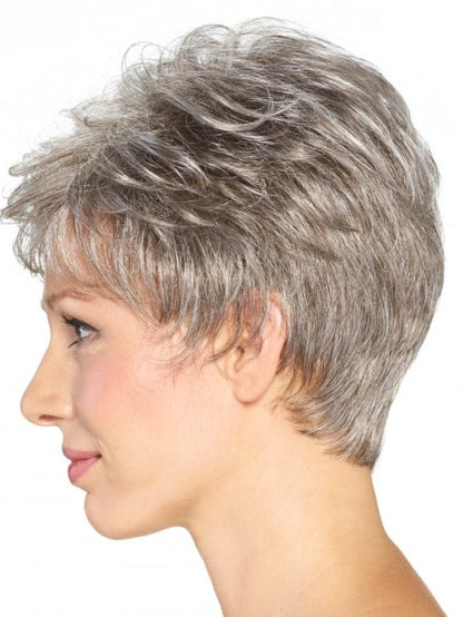 ショートトップピース 通気性ウィッグ ヘアピース 大きなカバー力 女性用かつら