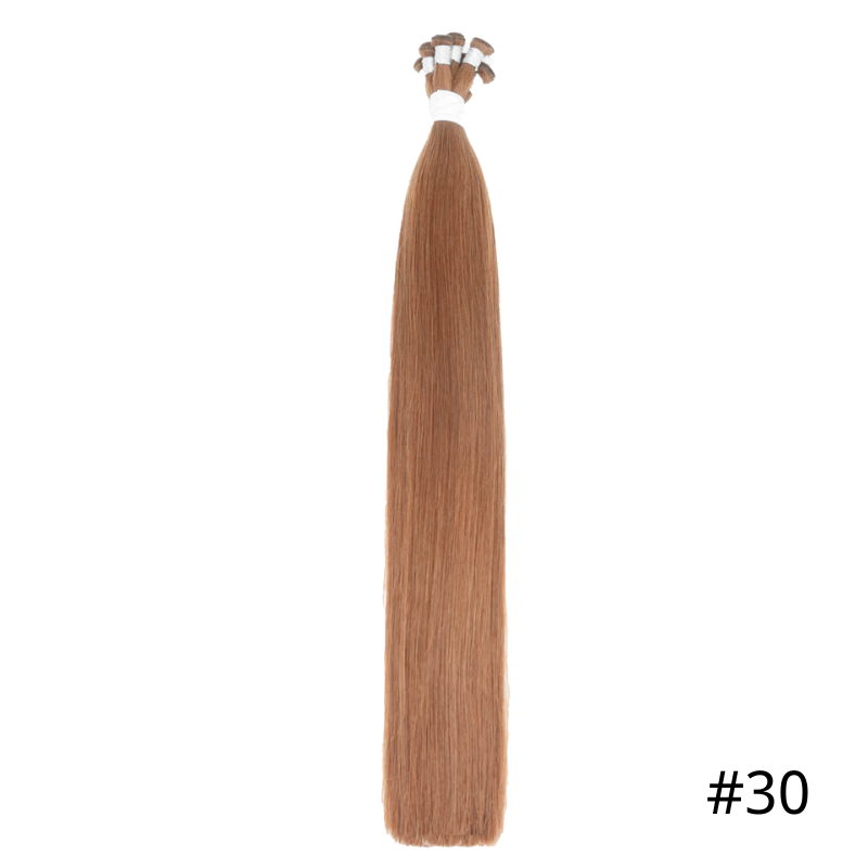 Hand Tied Weft Sew In Hair Extensions Color #18