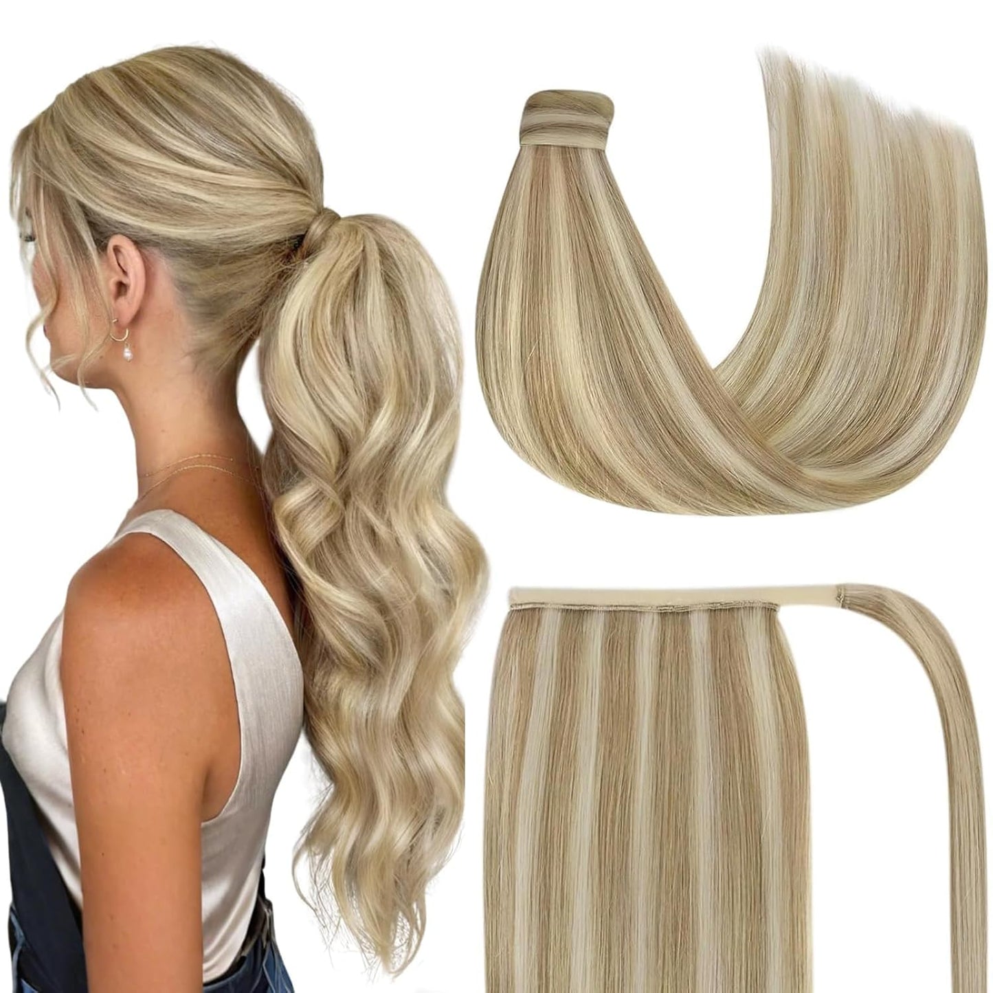 Premium Wrap Around Ponytail Extension | 100% Real Human Hair-Drak Brown