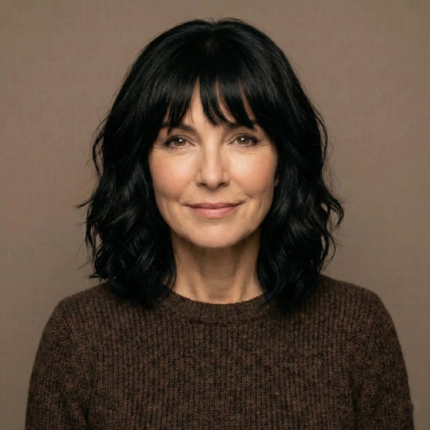 Luxury & Undetectable Natural Wavy Hair Topper With Bangs for Thinning Hair - VIVACROWN