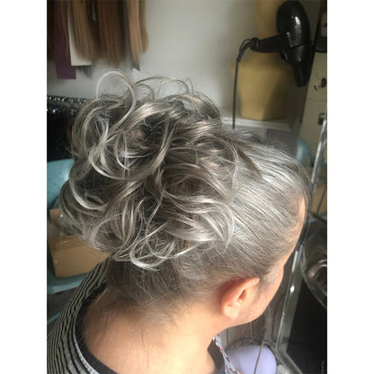 メッシーバンヘアシュシュ エクステンションヘアピース（女性用） 