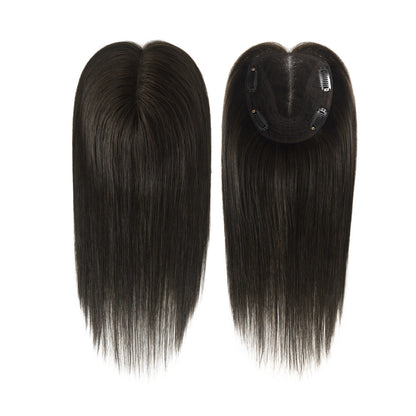 14*16CM ショートナチュラルヘアトッパー 女性用 薄毛をカバーしボリュームアップ