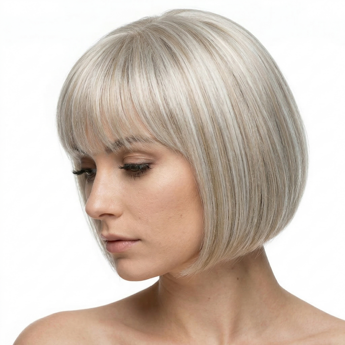 Hot Sale Straight Hair Topper With Bangs For  Women With Thinning Hair