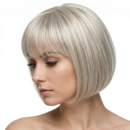 Hot Sale Straight Hair Topper With Bangs For  Women With Thinning Hair