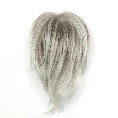 〖2つ買うと1つ無料〗ナチュラルストレート高品質レースベースブリーズルヘアトッパー前髪なし