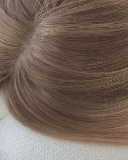 New Human Hair Style Global Debut❤️Natural lace hair net human hair topper